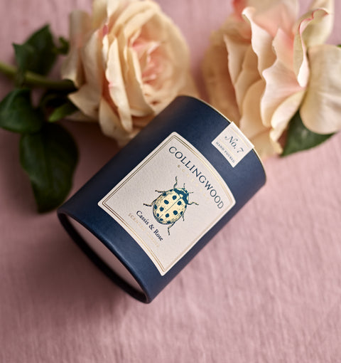 Cassis & Rose Scented Candle